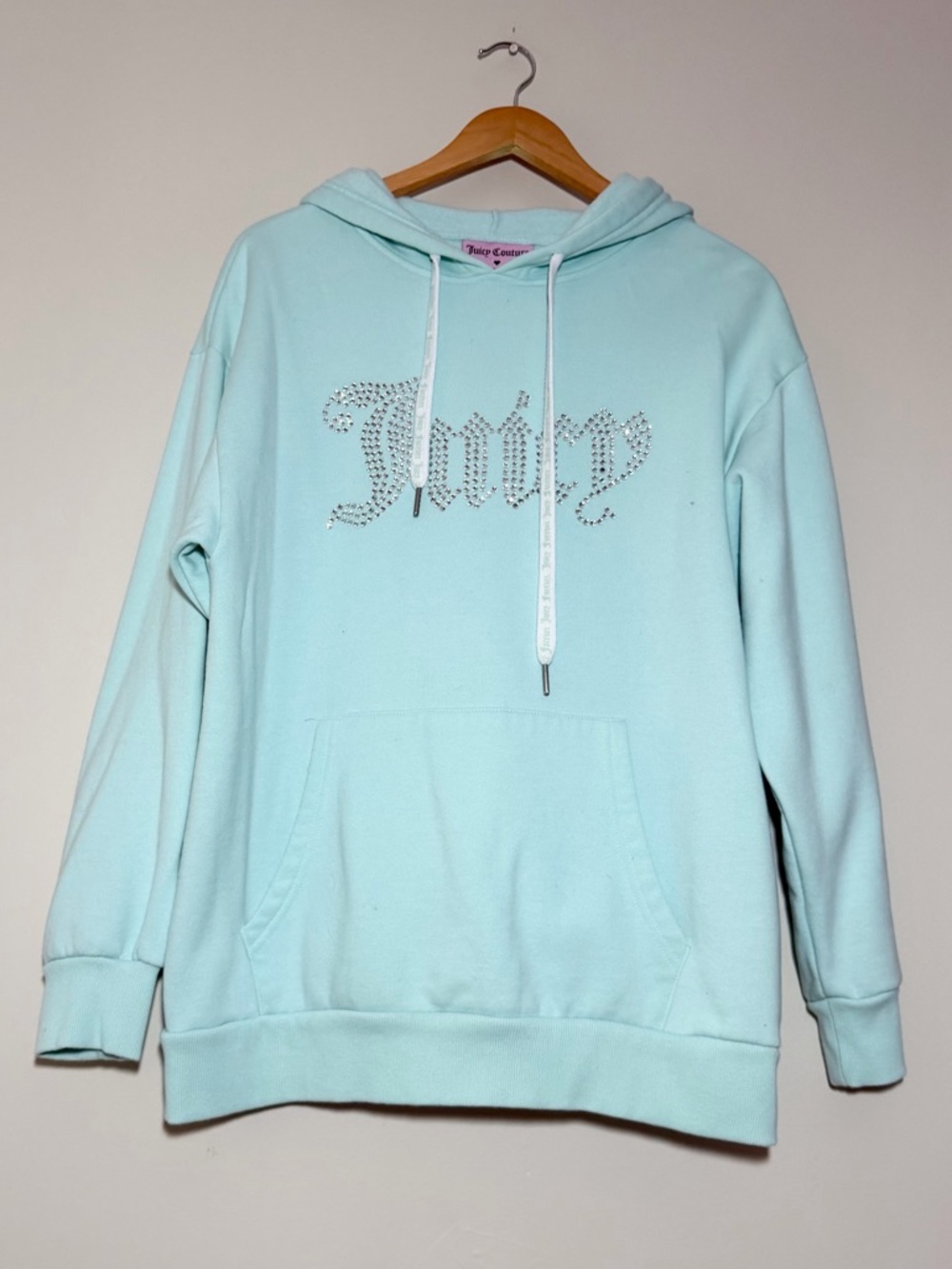 Juicy Couture x Forever 21 Bling Pullover Sweatshirt Hoodie Y2K